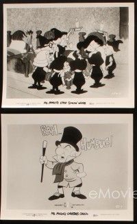 1b905 MR. MAGOO'S CHRISTMAS CAROL/MR. MAGOO'S LITTLE SNOW WHITE 4 8x10 stills '70 cartoon double-bill