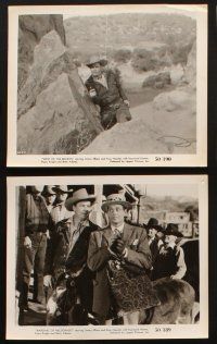 1b593 RUSSELL HAYDEN 9 8x10 stills '40s-50s cool portraits of the actor from a variety of westerns!