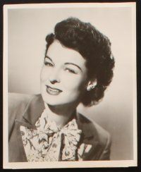 1b594 RUTH HUSSEY 9 8x10 stills '40s-50s cool portraits of the pretty star from a variety of roles!