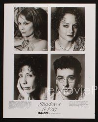 1b866 SHADOWS & FOG 5 8x10 stills '92 Woody Allen, Farrow, Foster, Bates, Malkovich, Madonna, Cusack