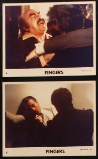 1b165 FINGERS 6 color 8x10 stills '78 mobster Harvey Keitel, sexy Tisa Farrow, Jim Brown