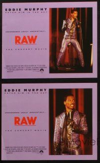 1b216 RAW 4 color 8x10 stills '87 Eddie Murphy stand up comedy live on stage uncensored & uncut!