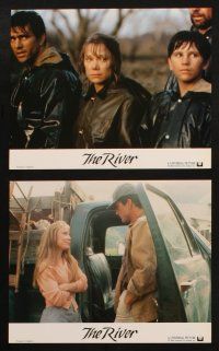 1b118 RIVER 8 color English FOH LCs '84 Mark Rydell directed, Mel Gibson, Sissy Spacek!