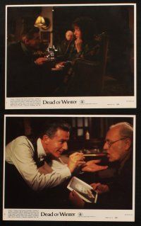 1b039 DEAD OF WINTER 8 8x10 mini LCs '87 Mary Steenburgen, Roddy McDowall, directed by Arthur Penn!