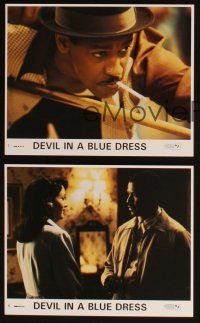 1b040 DEVIL IN A BLUE DRESS 8 8x10 mini LCs '95 Denzel Washington, Jennifer Beals, Tome Sizemore!