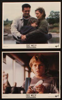 1b187 FREE WILLY 5 8x10 mini LCs '93 Jason James Richter, Michael Madsen, great orca whale images!