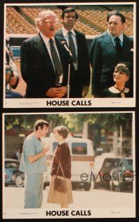 1b207 HOUSE CALLS 4 8x10 mini LCs '78 Walter Matthau, Glenda Jackson, Art Carney, a funny love story