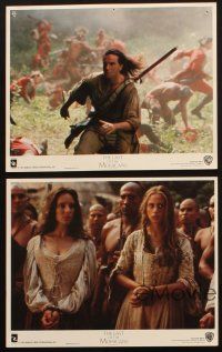1b210 LAST OF THE MOHICANS 4 8x10 mini LCs '92 Michael Mann directed, Daniel Day Lewis!