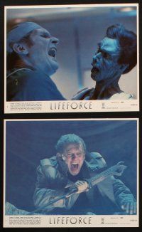 1b093 LIFEFORCE 8 8x10 mini LCs '85 Tobe Hooper directed, Steve Railsback, space vampire!