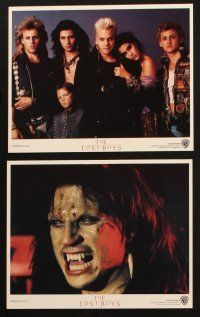 1b098 LOST BOYS 8 8x10 mini LCs '87 Kiefer Sutherland, teen vampires, directed by Joel Schumacher!
