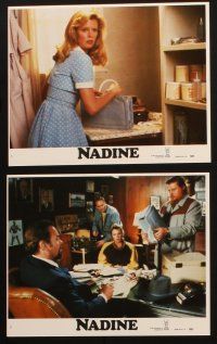 1b103 NADINE 8 8x10 mini LCs '87 Jeff Bridges & Kim Basinger, director Robert Benton shown!