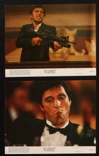 1b122 SCARFACE 8 8x10 mini LCs '83 Al Pacino as Tony Montana, Brian De Palma, Oliver Stone!