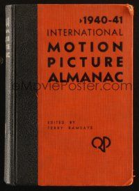 1c003 1940-41 INTERNATIONAL MOTION PICTURE ALMANAC hardcover book '40 filled with information!