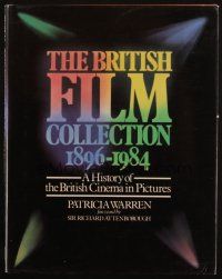 1c027 BRITISH FILM COLLECTION 1896-1984 hardcover book '84 illustrated history of English cinema!