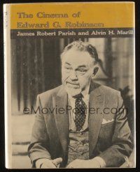 1c031 CINEMA OF EDWARD G. ROBINSON hardcover book '72 an illustrated biography of the star!