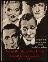 1c045 DIE GROBEN DEUTSCHEN FILME 1930-1945 German hardcover book '95 images of movie programs!