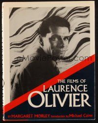 1c075 FILMS OF LAURENCE OLIVIER hardcover book '77 an illustrated biography of the famous actor!