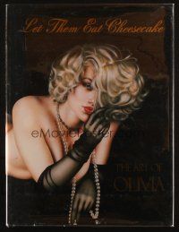 1c135 LET THEM EAT CHEESECAKE THE ART OF OLIVIA hardcover book '95 sexy full-page artwork!
