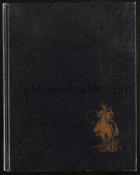 1c172 PICTORIAL HISTORY OF THE WESTERN FILM hardcover book '69 great images of Hollywood cowboys!