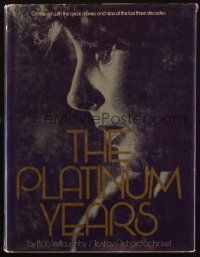 1c175 PLATINUM YEARS hardcover book '74 on the set with great movies & stars of the last 3 decades