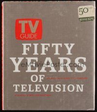 1c209 TV GUIDE FIFTY YEARS OF TELEVISION hardcover book '02 filled w/ great images, many in color!