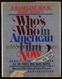 1c226 WHO'S WHO IN AMERICAN FILM NOW hardcover book '87 over 11,000 creative & technical personnel
