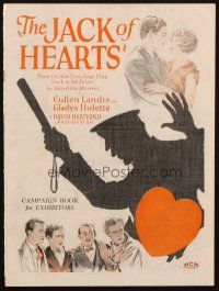 1c667 JACK O'HEARTS pressbook '26 Cullen Landis, Gladys Hulette, from the New York stage play!