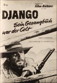 1c254 BRUTE & THE BEAST German program '69 Lucio Fulci, Franco Nero, spaghetti western, different!