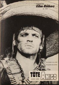 1c255 BULLET FOR THE GENERAL German program '68 Klaus Kinski, spaghetti western, different images!