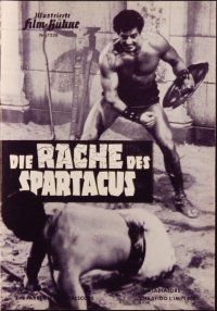 1c259 CHALLENGE OF THE GLADIATOR German program '65 different images of Rock Stevens as Spartacus!