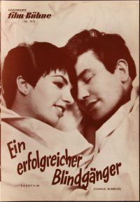 1c260 CHARLIE BUBBLES German program '68 Albert Finney, Liza Minnelli's first, different images!