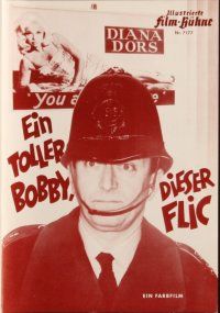 1c265 COUNTERFEIT CONSTABLE German program '65 Robert Dhery, Diana Dors, different images!