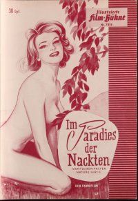 1c308 GENTLEMEN PREFER NATURE GIRLS German program '66 cool different images of sexy nudists!
