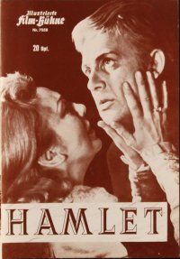 1c318 HAMLET German program '65 Russian version of William Shakespeare's play, different!