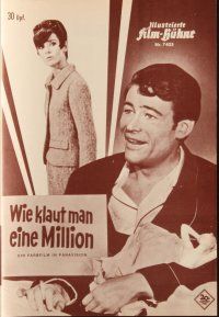 1c328 HOW TO STEAL A MILLION German program '66 sexy Audrey Hepburn & Peter O'Toole, different!