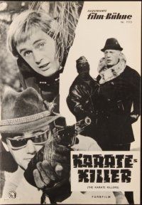 1c341 KARATE KILLERS German program '68 Robert Vaughn, David McCallum, The Man from U.N.C.L.E.!