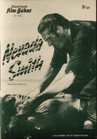 1c373 NEVADA SMITH German program '66 many cool different images of cowboy Steve McQueen!
