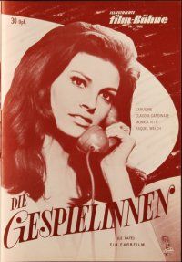 1c394 QUEENS German program '67 different imaes of Capucine, Claudia Cardinale, Raquel Welch!
