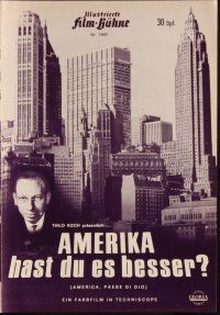 1c413 SO THIS IS GOD'S COUNTRY German program '66 cool different images of New York City!