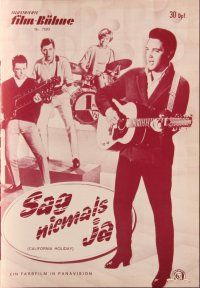 1c416 SPINOUT German program '66 great different images with Elvis Presley & sexy Shelley Fabares!
