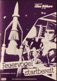 1c429 THUNDERBIRDS ARE GO German program '66 marionette puppets, cool different sci-fi images!