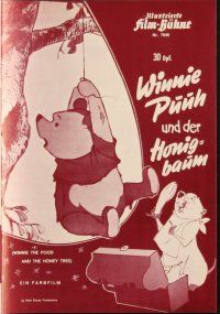 1c446 WINNIE THE POOH & THE HONEY TREE German program '67 Disney, different images of cast!