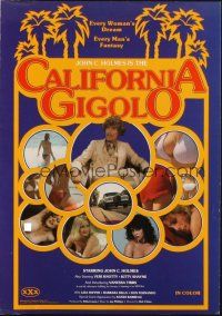 1c508 CALIFORNIA GIGOLO pressbook '79 great images of John Holmes & sexy naked ladies!