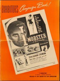 1c658 I MOBSTER pressbook '58 Roger Corman, he killed her brother & put his dirty mark on her!