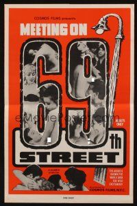 1c753 MEETING ON 69TH STREET pressbook '69 the address known the world over for wild excitement!
