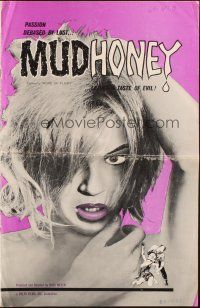1c767 MUDHONEY pressbook '65 Russ Meyer, trampiest Lorna Maitland in a film of ribaldry & violence!