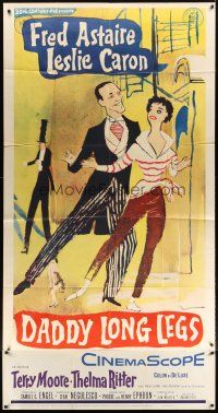 1d570 DADDY LONG LEGS 3sh '55 wonderful full-length art of dancing Fred Astaire & Leslie Caron!