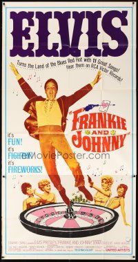 1d619 FRANKIE & JOHNNY 3sh '66 Elvis Presley turns the land of the blues red hot!