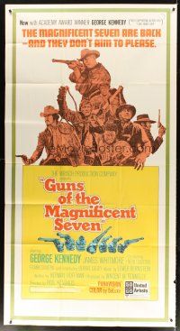 1d649 GUNS OF THE MAGNIFICENT SEVEN 3sh '69 they're back and they don't aim to please!