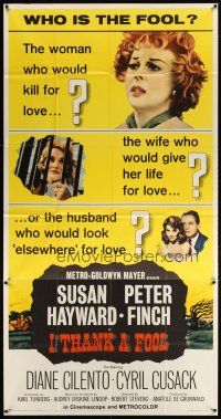 1d687 I THANK A FOOL 3sh '62 female doctor Susan Hayward mercy kills her husband!